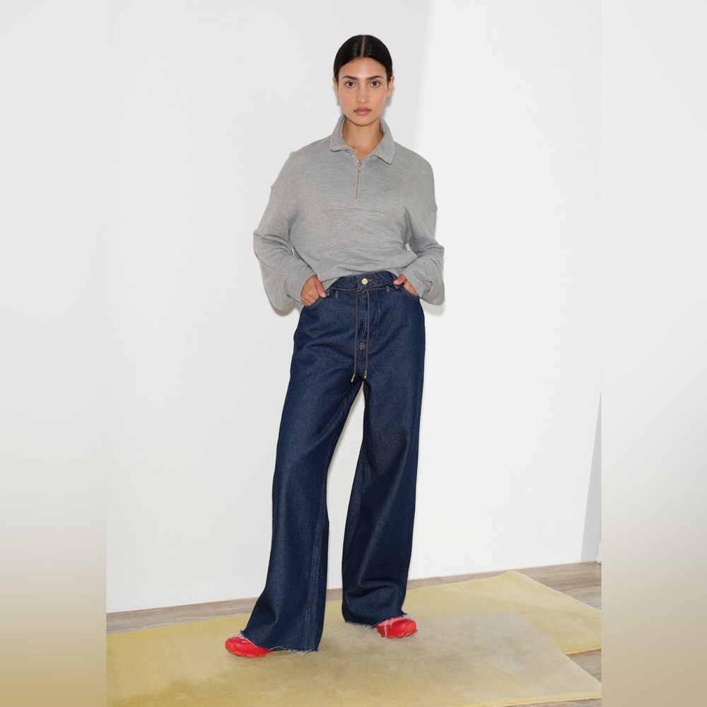 Ganni Drawstring Jean - Picture 3 of 7